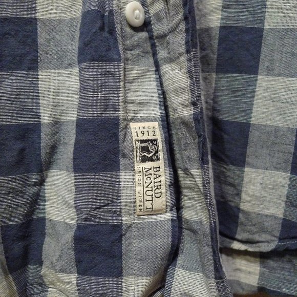 J Crew Baird McNutt Irish Linen long sleeve button shirt - Size Small M - Slim - Picture 3 of 4